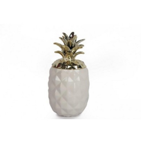 White and Gold Pineapple Storage.
